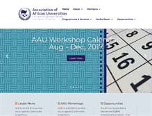 Tablet Screenshot of aau.org